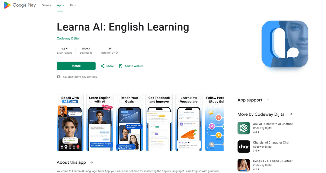 Learna AI: English Learning