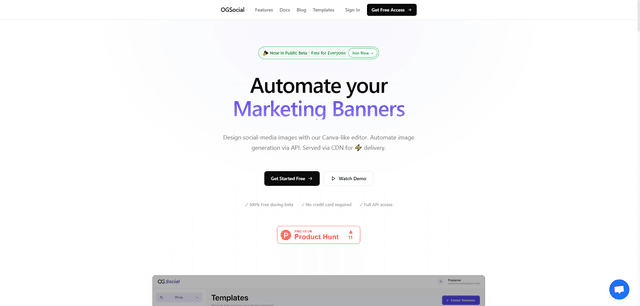 OG Social - Dynamic Marketing Images