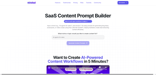 Saas Content Prompt Builder