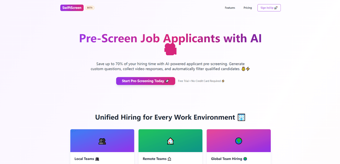 SWIFT SCREEN