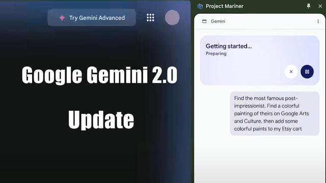 Обновление Google Gemini 2.0 основывается на Gemini Flash 2.0