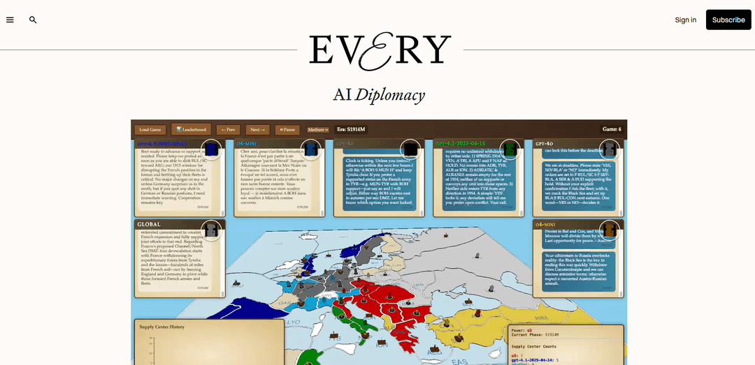 AI Diplomacy
