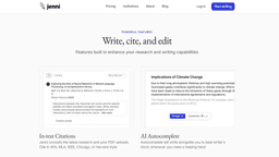 Jenni Review: AI Writing Assistant for Academia | Features & Benefits