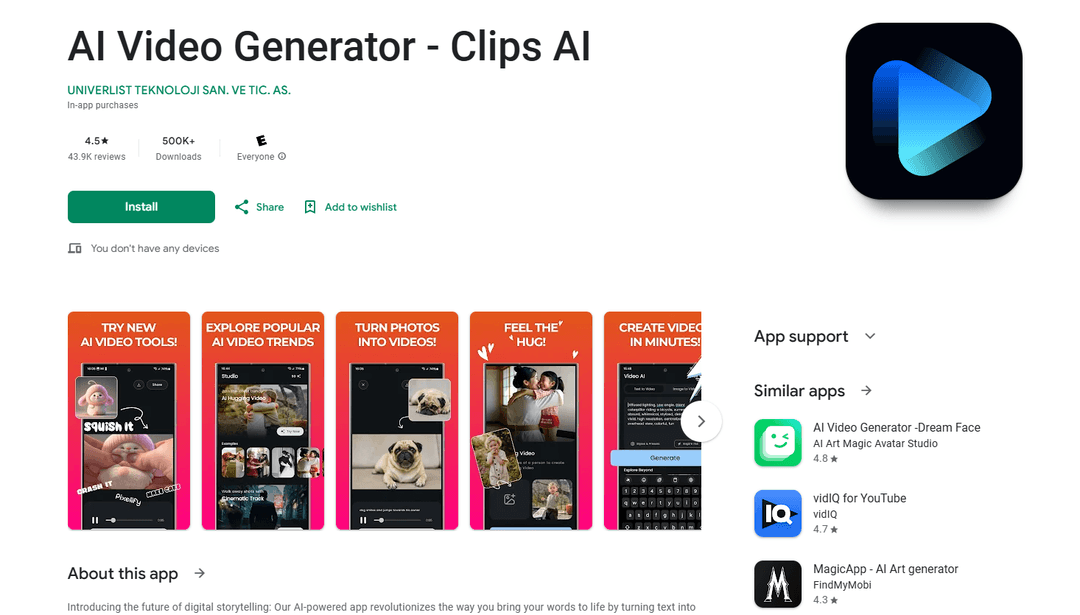 AI Video Generator - Clips AI