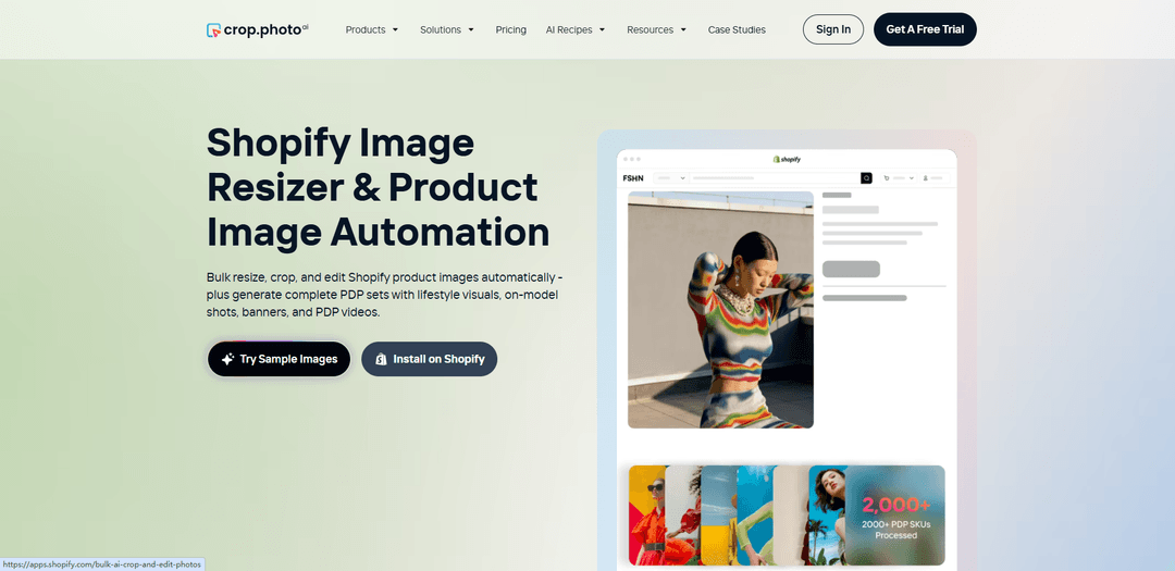 Crop.photo AI for Shopify