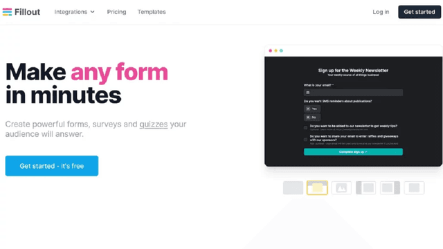 Ulasan Fillout.com: Form Builder Berbasis AI untuk 2024