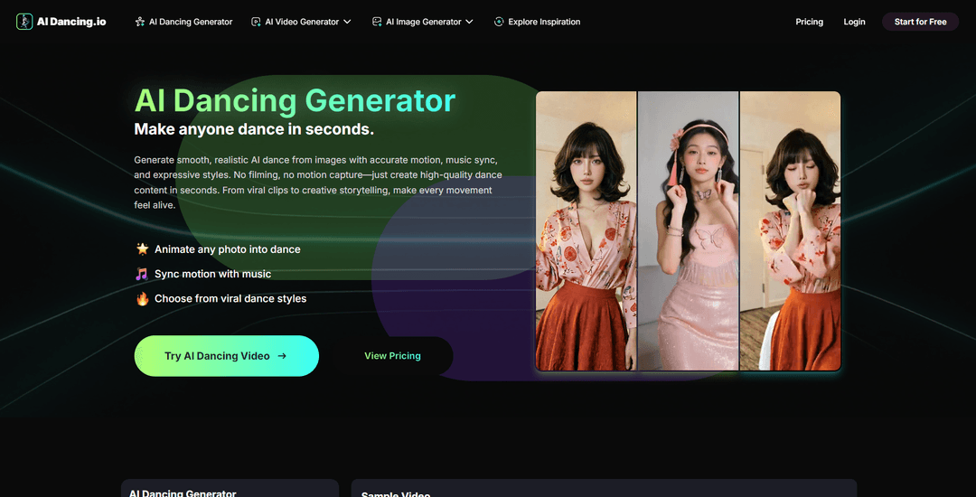 AI Dance Video Generator