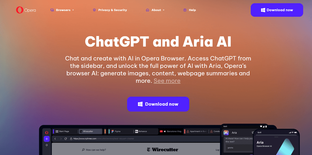 Opera - AI-Powered Web Browser for Enhanced Experience