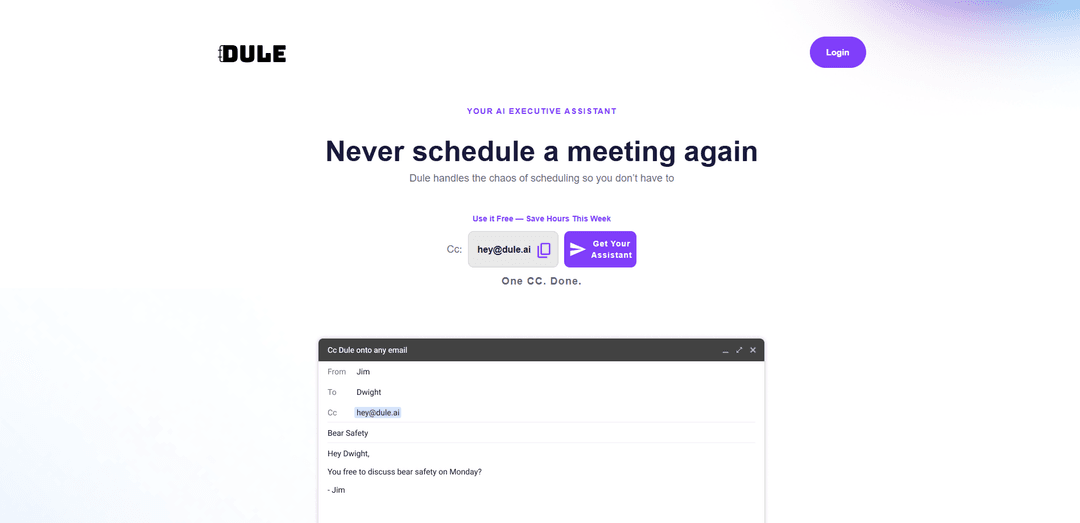 Dule for Google Calendar