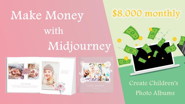 Gana Dinero con Midjourney: Crea Mágicos Álbumes de Fotos Infantiles Generados por IA