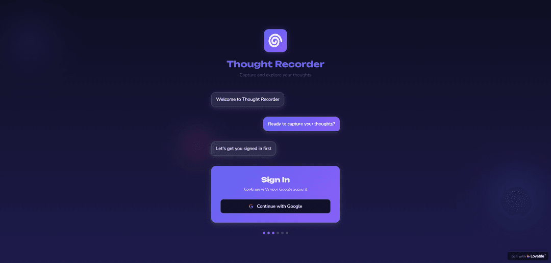Thought Recorder