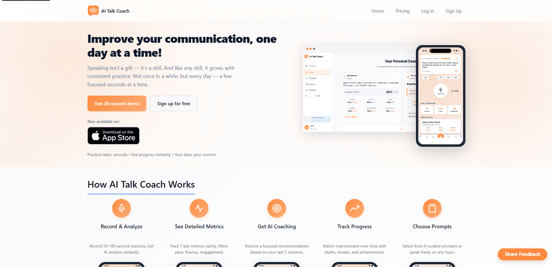 AI Talk Coach