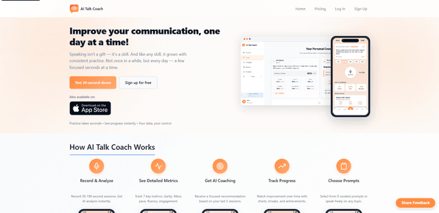 AI Talk Coach