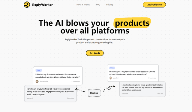 ReplyWorker 리뷰: AI 기반 소셜 미디어 참여 도구