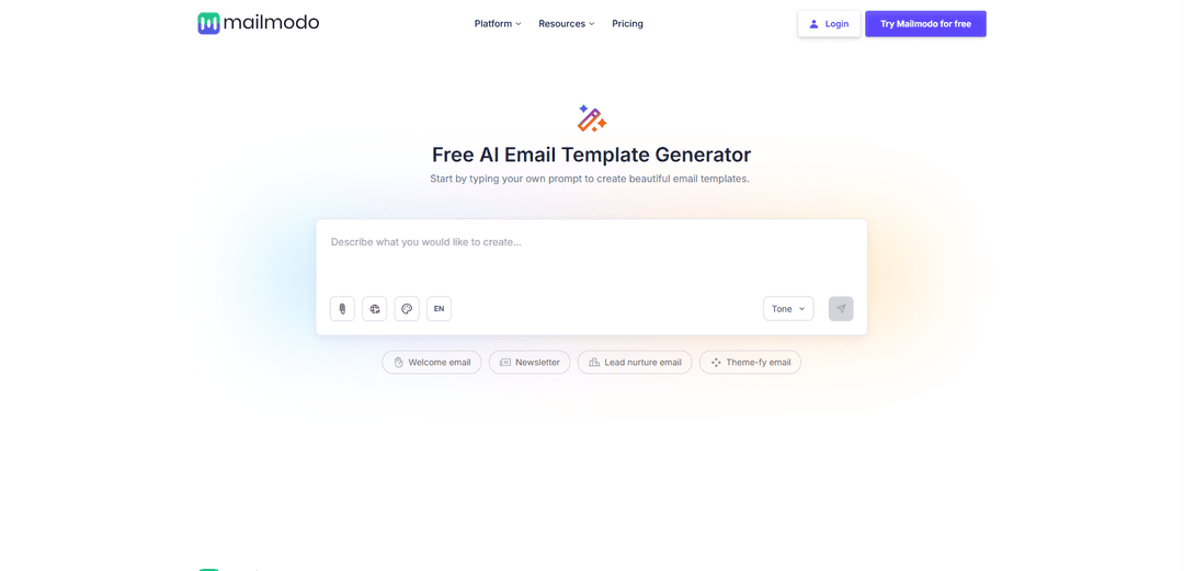 AI Email Template Generator
