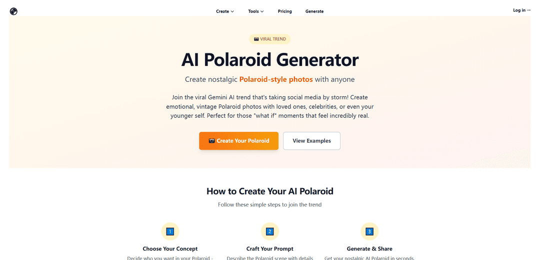 AI Polaroid Generator by AI Photoshoot