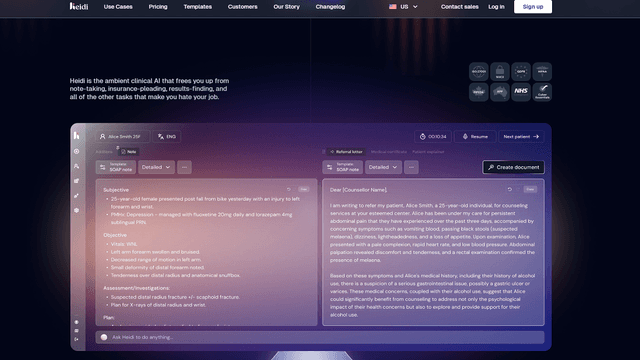 Обзор Heidi: ИИ-медицинский писарь революционизирует здравоохранение