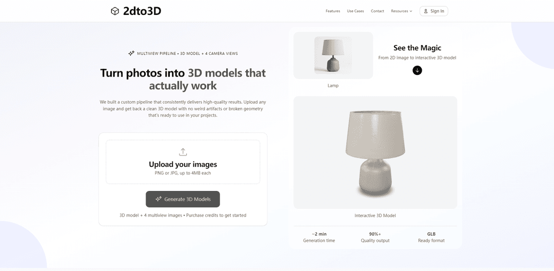 2dto3D