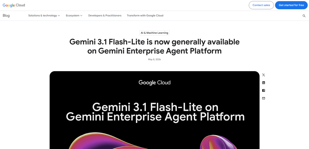 Gemini 3.1 Flash-Lite