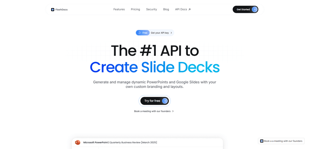 FlashDocs API