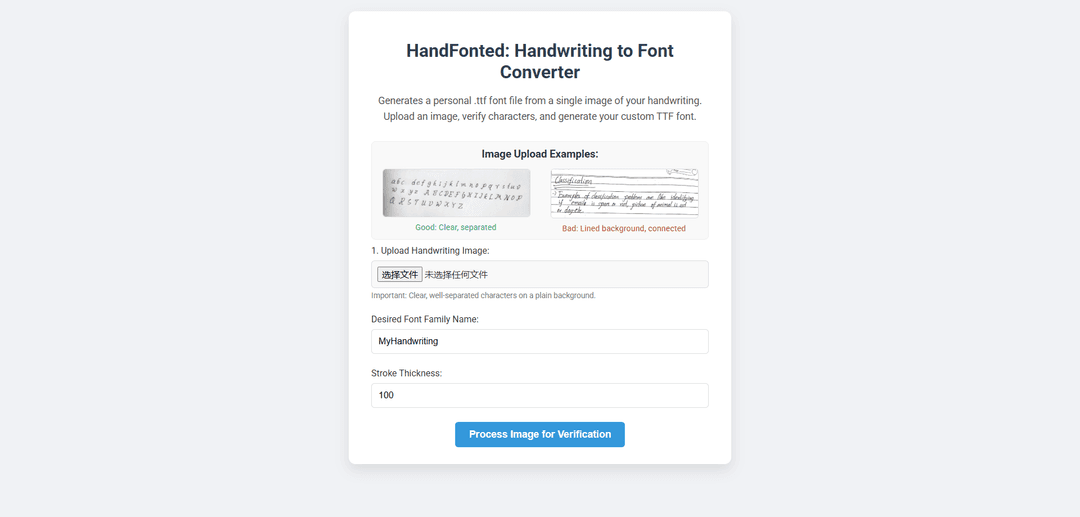 Handfonted