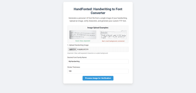Handfonted