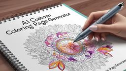 AI Custom Coloring Page Generator 評測：創意魔法