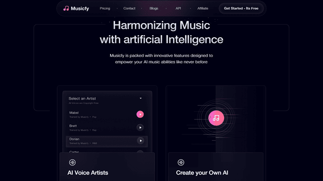 Critique de Musicfy : Plateforme de Création Musicale Propulsée par l'IA