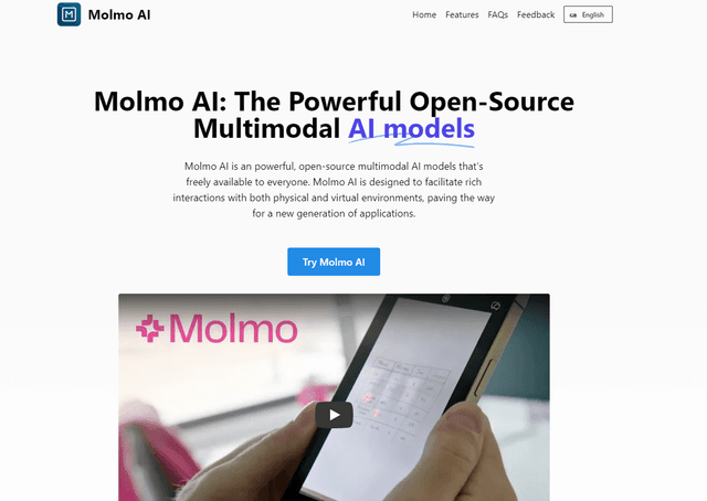 Molmo AI 評測：革新多模態人工智慧 | 高效能