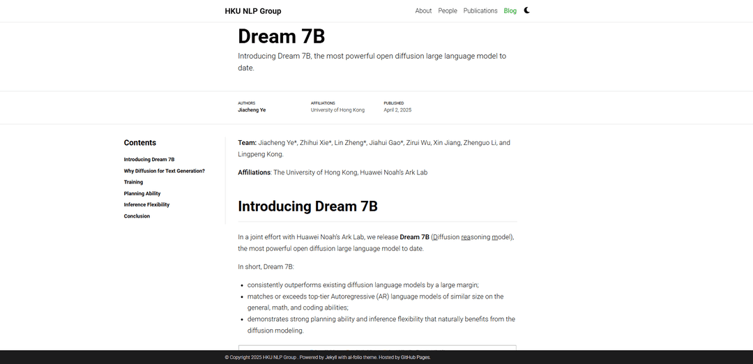 Dream 7B