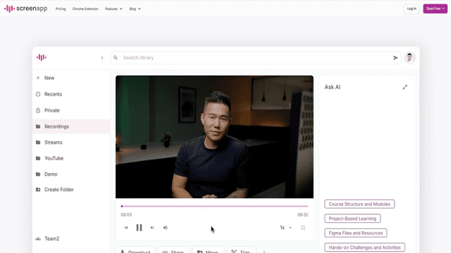 ScreenApp Review: AI-Powered Screen Recording & Transcription