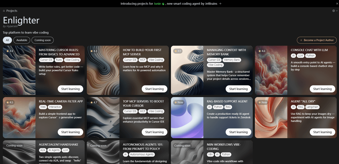 Enlighter for Cursor – Learn Vibe Coding
