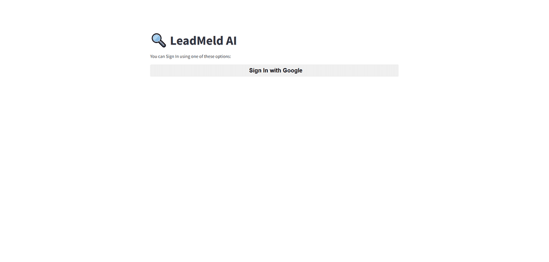 Leadmeld AI