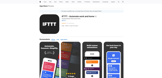 IFTTT Mobile Apps