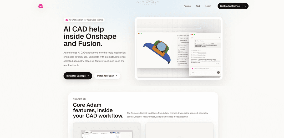 Adam CAD Copilot