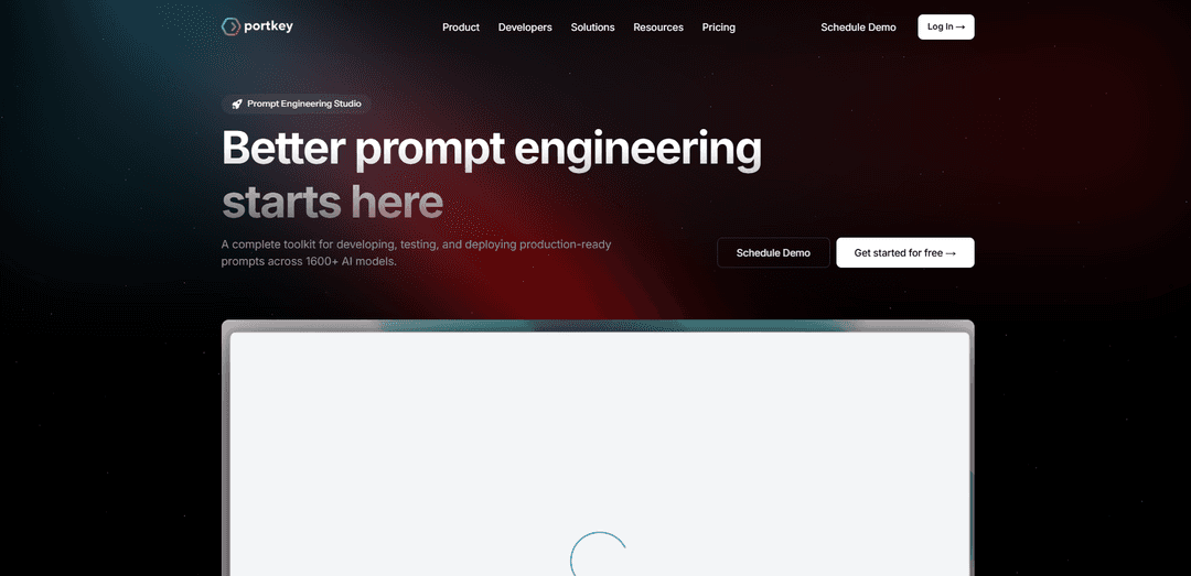 Portkey Prompt Engineering Studio