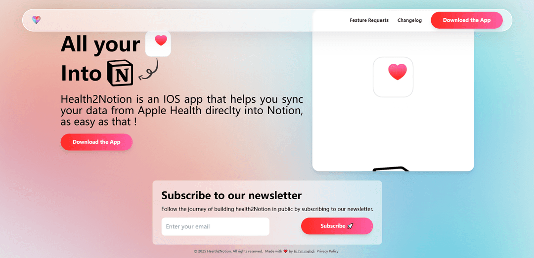 Health2Notion