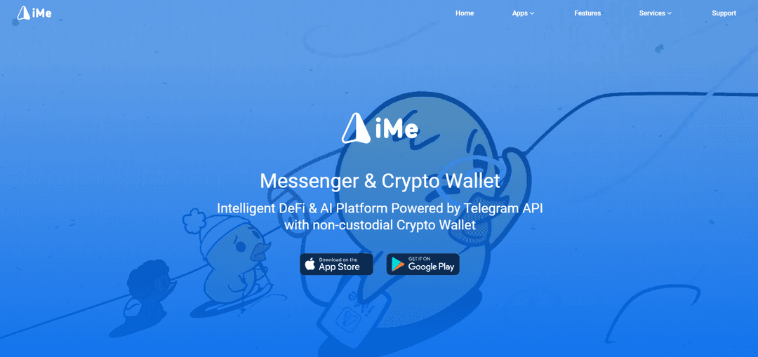 iMe - Intelligent DeFi and AI Platform for Enhanced Messaging