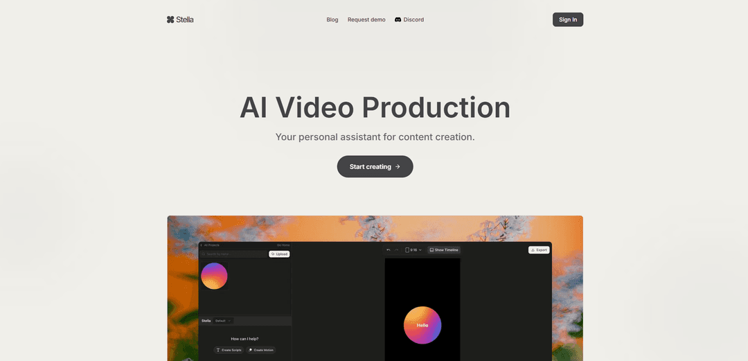 Stella Video Editor