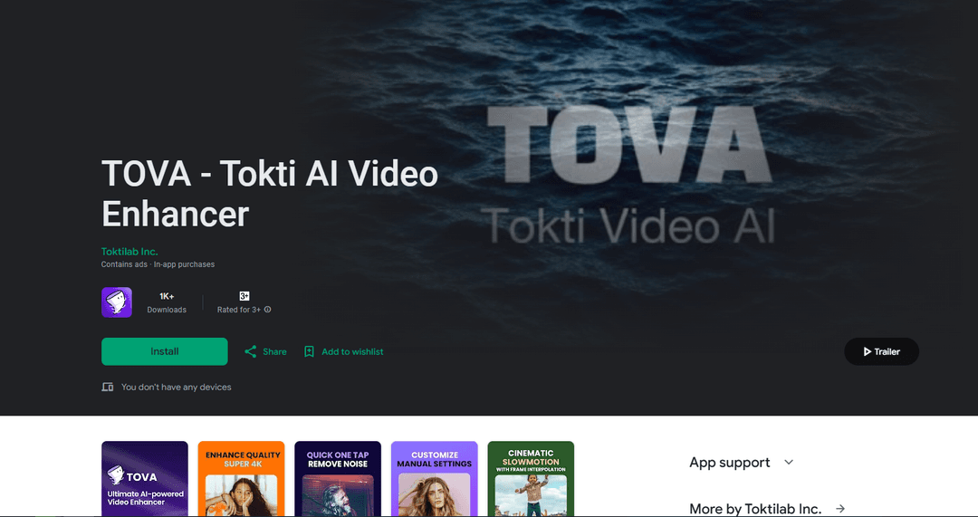 TOVA - Tokti AI Video Enhancer