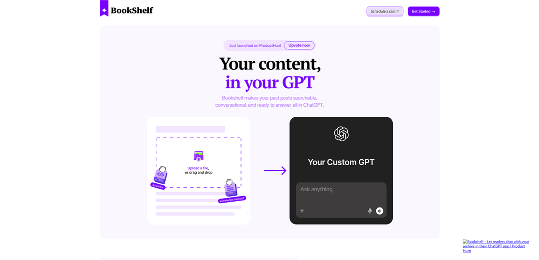 Bookshelf – Turn Newsletters into GPTs