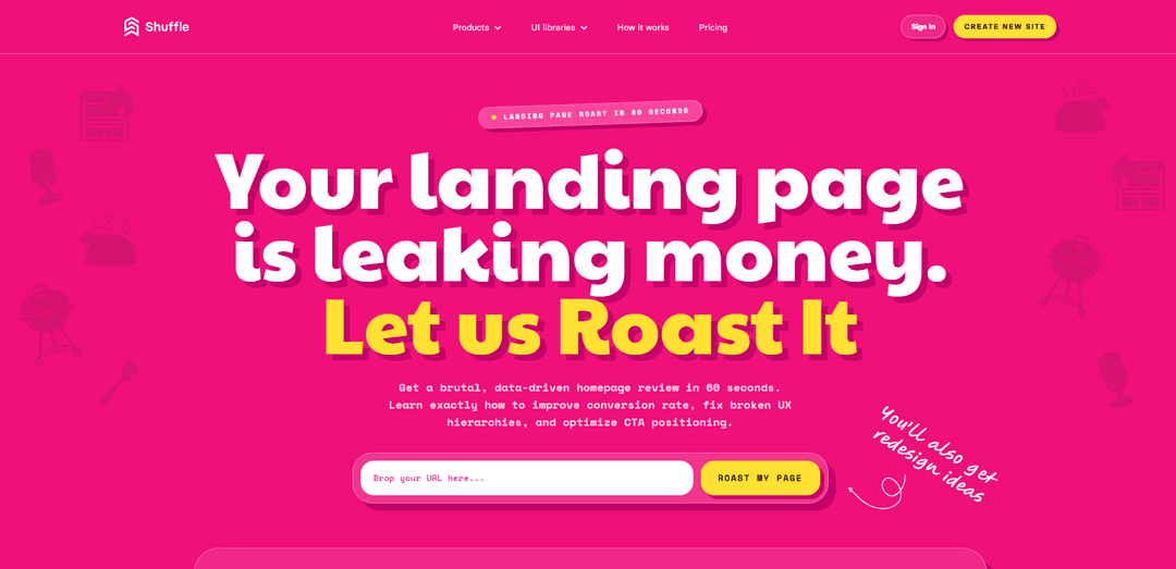 Landing Page Roast