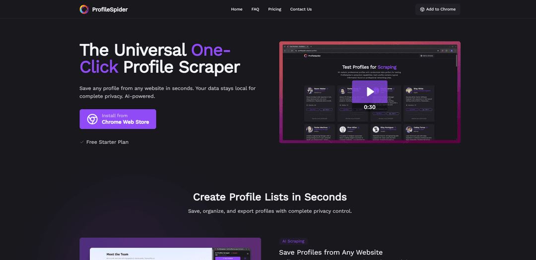 ProfileSpider