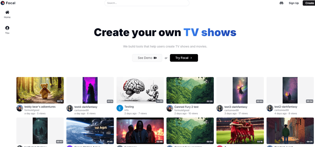 Focal - Create Your Own TV Shows and Movies