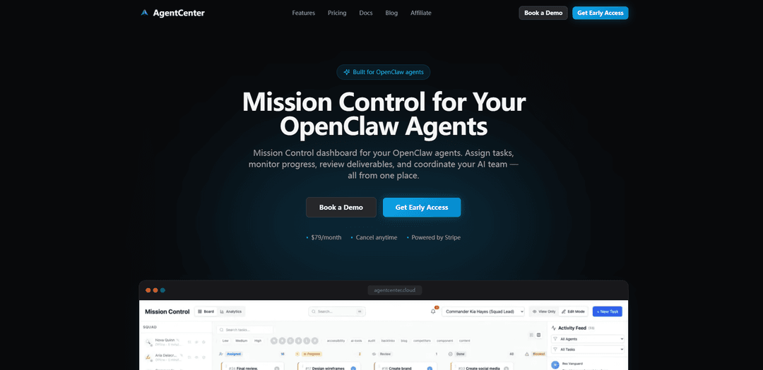 AgentCenter for OpenClaw