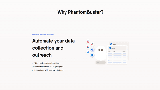 PhantomBuster Review: Lead Generation & Marketing Automation