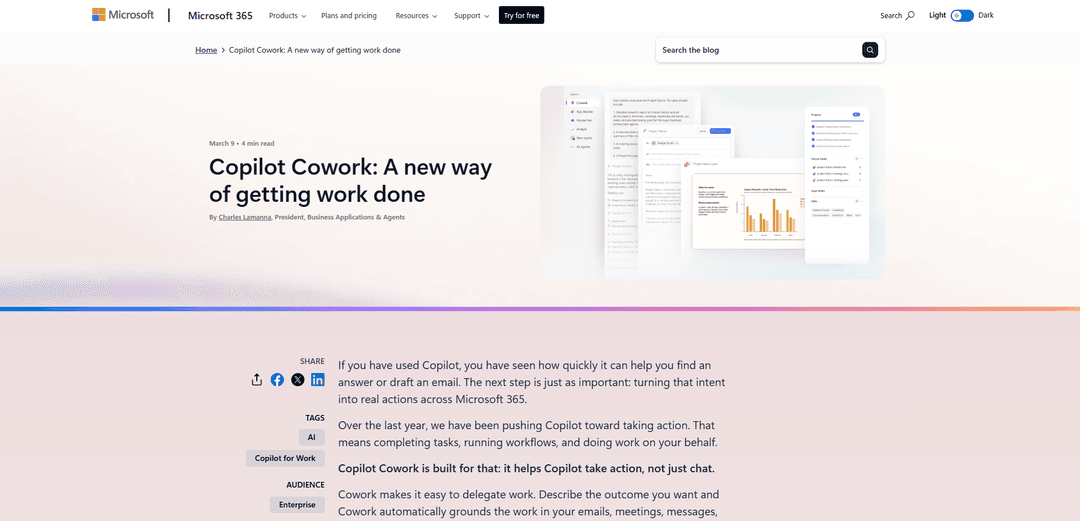 Microsoft Copilot Cowork