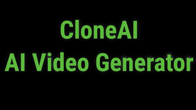 CloneAI: AI Video Generator 사용 방법 | 완벽 가이드