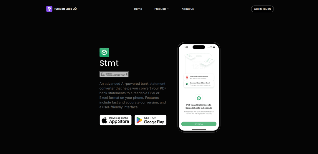 Stmt: Bank Statement Converter