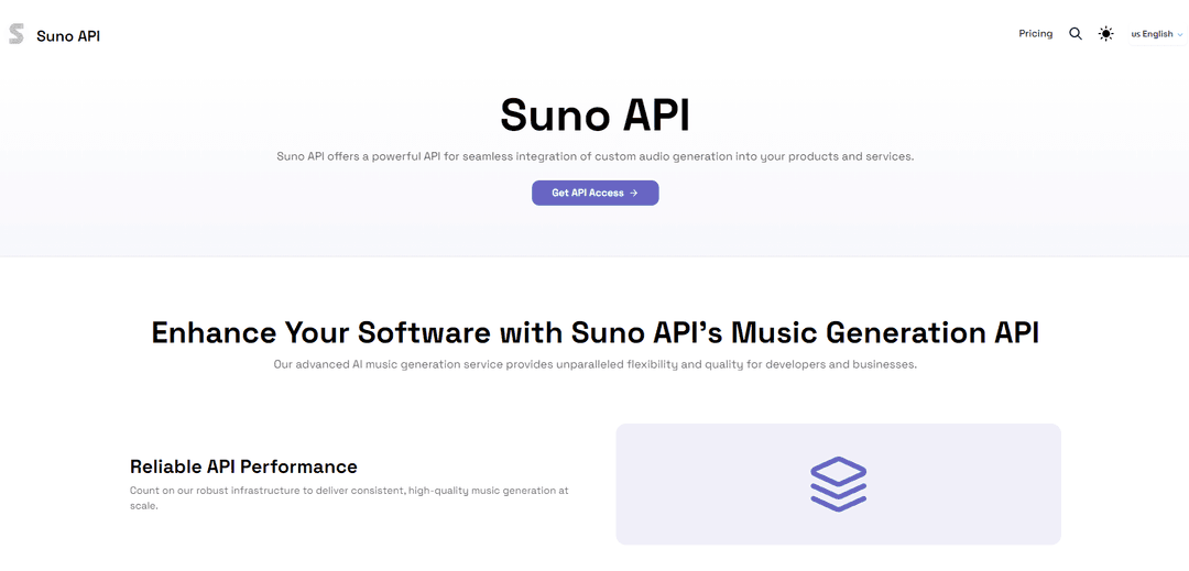 Suno API - AI Music Generation Service